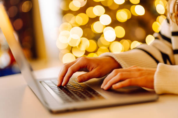 istock Close-up image of a woman hand working and typing on laptop computer keyboard. 2162507784