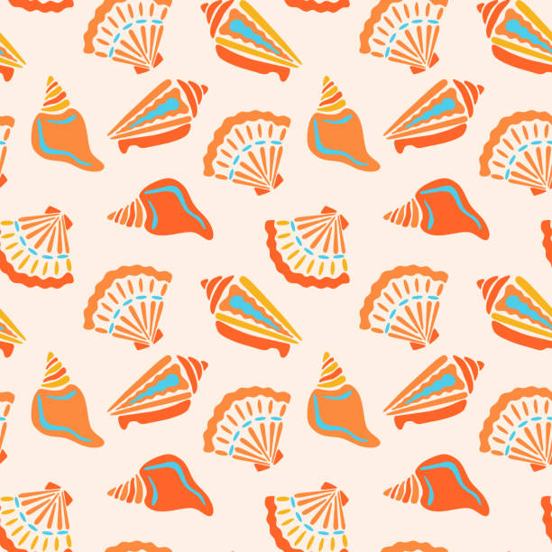Whelks Shell Vector 50+ Whelk Backgrounds Stock Illustrations, Royalty-Free Vector Graphics ...