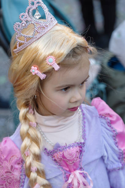 Girl at a carnival celebration