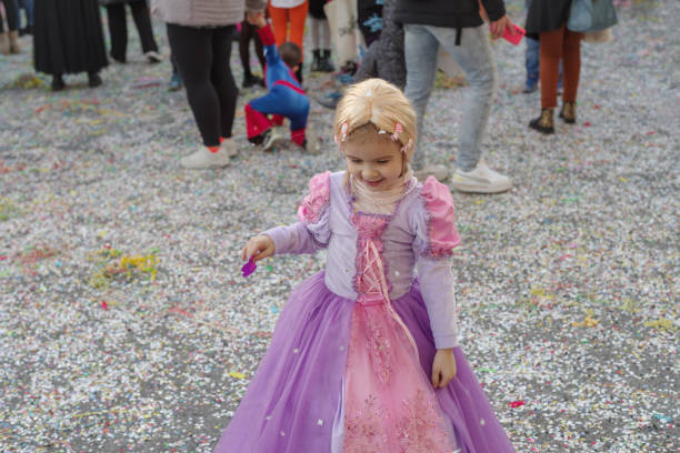 Girl at a carnival celebration