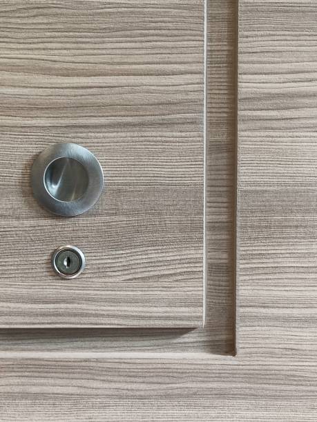 istock Personal locker in wood color 2162514034