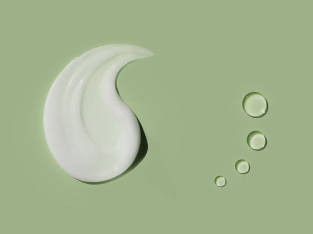 istock Moisturizing cream, anti-aging face moisturizer, cosmetic product hydration concept 3d rendering 2162514187