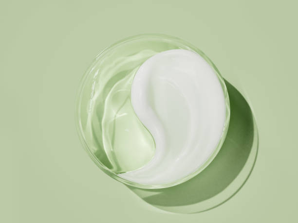 Moisturizing cream, anti-aging face moisturizer, cosmetic product hydration concept 3d rendering
