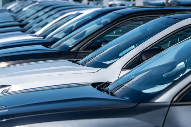 istock Full frame of cars in a row 2162514893