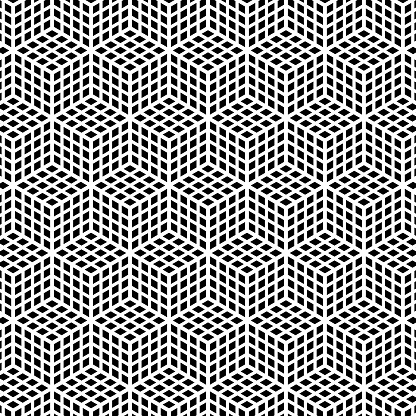 Cuble Square Pattern Cube Pattern With Sides Covered By 5x5 Squares Stock Illustration ...