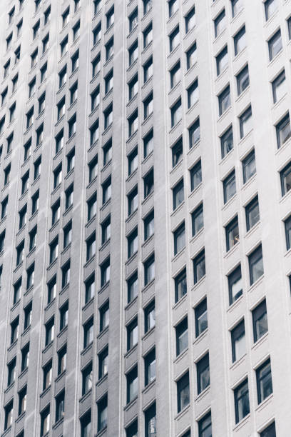 istock Symmetrical Facade of a Modern High-Rise Building 2162519112