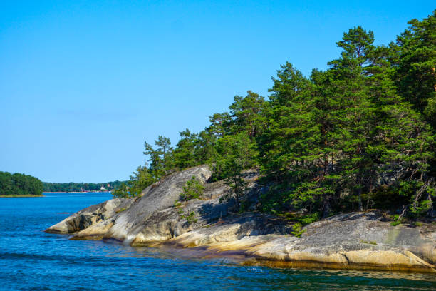 Scenic view of the archipelago during summer