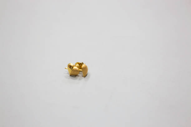 Special Thai gold design in heart shape, stock photo