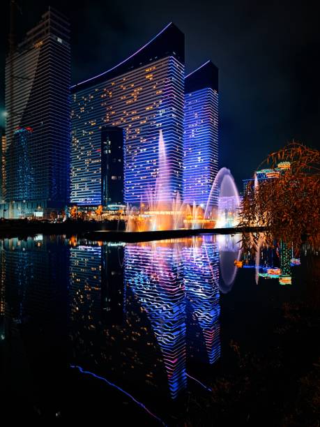 istock Georgia, Batumi, night city lights 2162528470