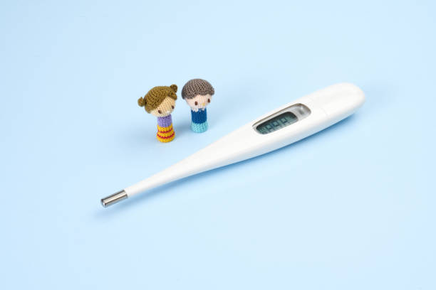 Handmade knitted toy. health image