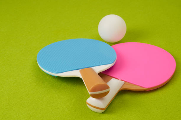 istock Handmade knitted toy.  table tennis image 2162530455
