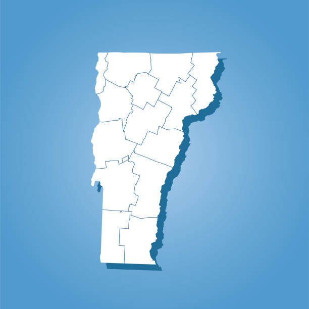 Vt Political Map 390+ Vermont Political Map Stock Photos, Pictures & Royalty-Free Images ...