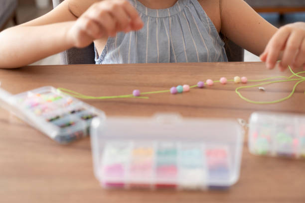 istock Making Jewelry With Beads 2162534944