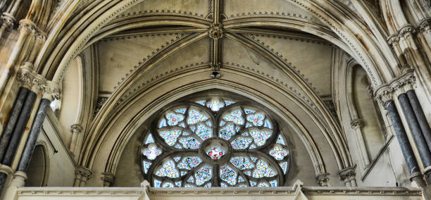 istock Church With Vaulted Stone Roof 2162537885