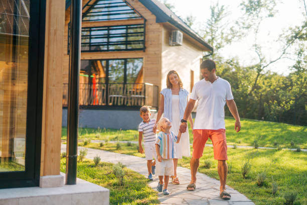 istock Family Enjoying a Walk on Vacation 2162540566