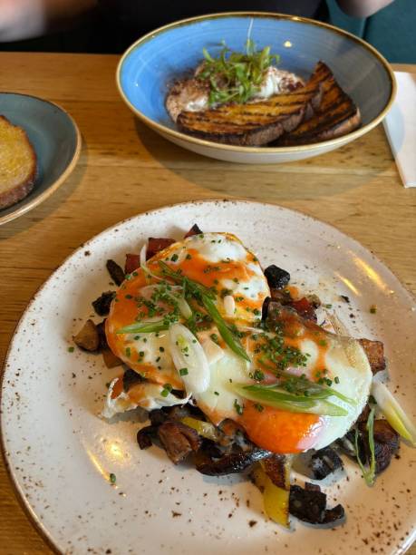 istock Two plates of brunch 2162540608