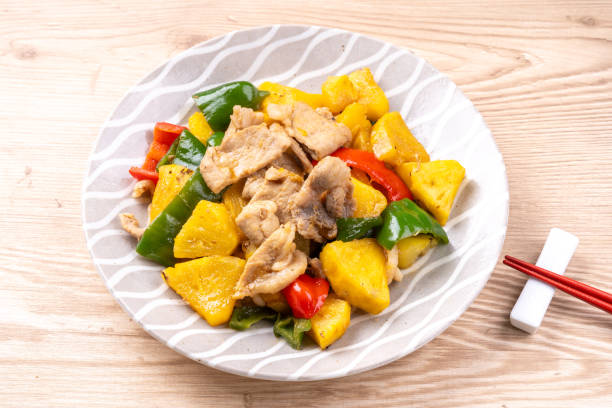 istock Pork and pineapple stir fry 2162542070