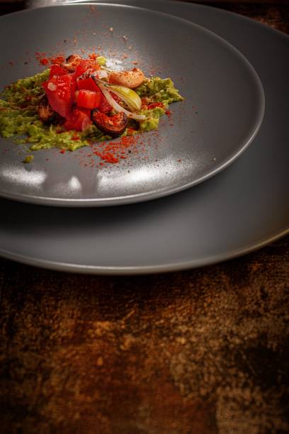 istock A,Tasty,Guacamole,Dish,Served,In,A,Modern,Style. 2162543098