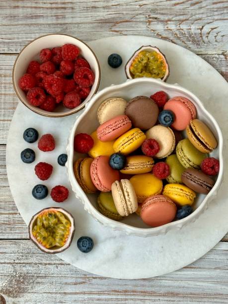 istock Macarons, fruits and berries 2162548838
