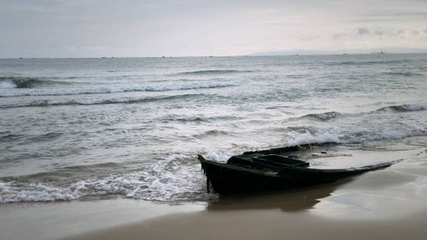 istock Abandoned Boat on the Shore 2162555447