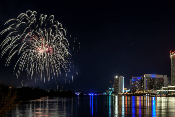 istock Fire works over Colorado River in Laughlin,NV 2162562951