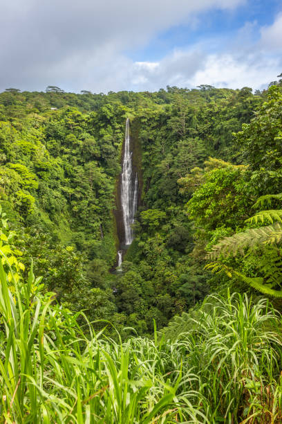 istock Papapapaitai Waterfall in Samoa 2162565039
