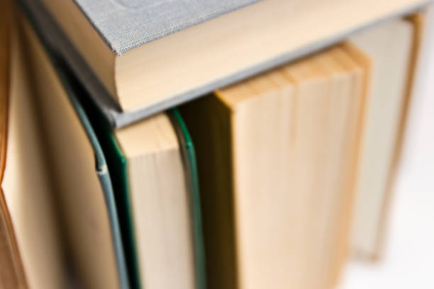 Some thick books in hard cover
