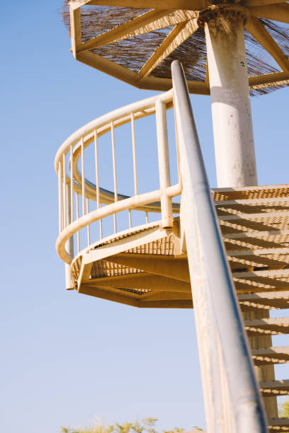 Old lifeguard lookout point on the beach hill.