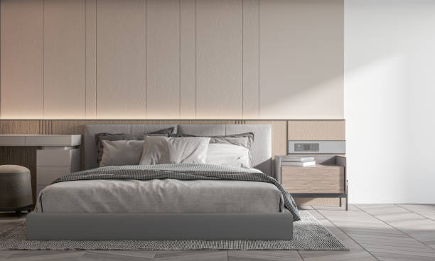 istock 3d render modern contemporary style bedroom 2162576627