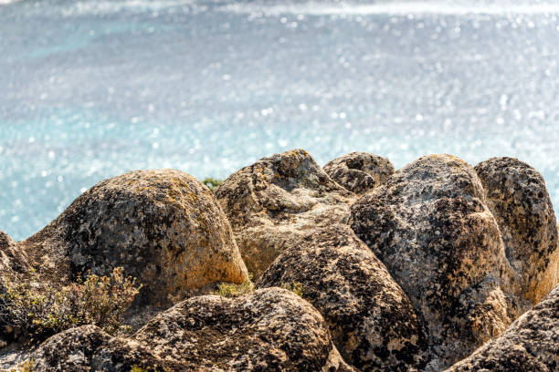 istock Rocky shore in Greece 2162577058