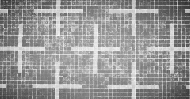 Full frame shot of marble tiled seamless floor texture with plus sign and grid detailed structure