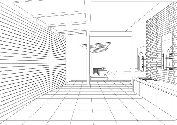 3D illustration of residential project