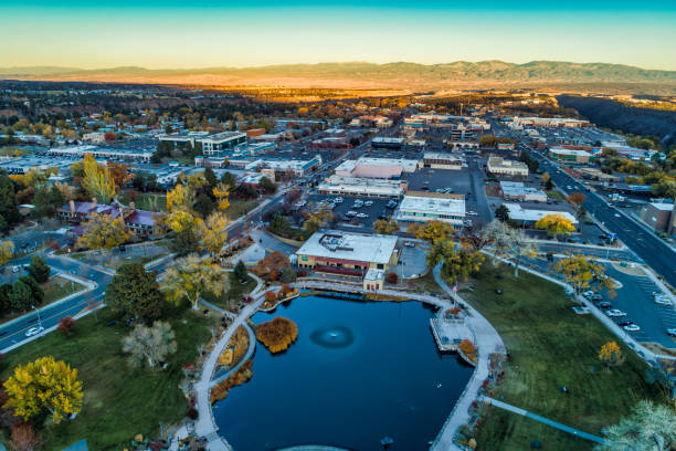 Los Alamos Aerial During Late Afternoon