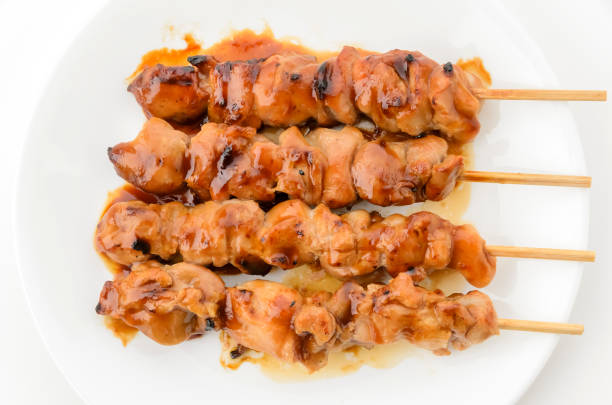 istock Yakitori, Charcoal grilled chicken 2162610629