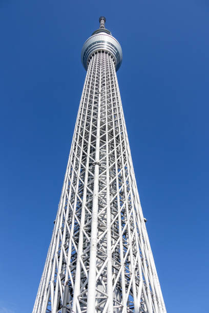Tokyo, Japan- 11 May, 2024: Tokyo Skytree, a broadcasting and observation tower in Tokyo, Japan. It became the tallest structure in Japan in 2010