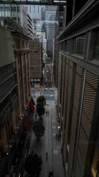 istock between buildings in Tokyo 2162618489