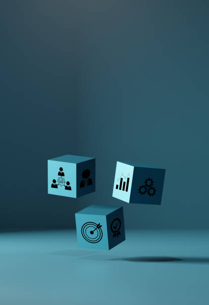istock block step on table with icon Action plan, Goal and target, success and business target concept, project management, company strategy. 2162621202