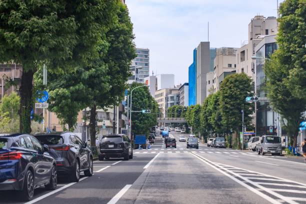 istock Bustling Tokyo City Center Under a Clear Blue Sky 2162621284