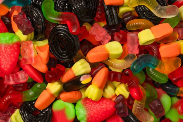 istock Assorted colorful gummy candies. Jelly  sweets. 2162622530