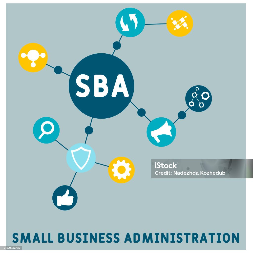 Sba Represents Sba Small Business Administration Stock Illustration - Download Image ...