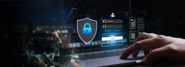 istock Cyber security and Security password login online concept Hands typing and entering username and password of social media, log in with smartphone to an online bank account, data protection hacker 2162627978