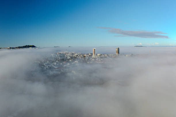 istock Auckland in fog 2162628441