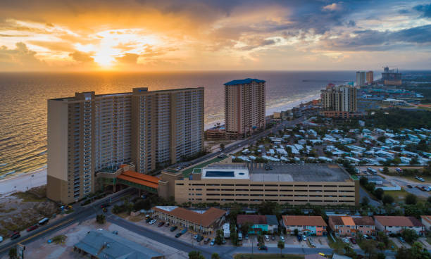 istock Panama City Beach, Florida Coastline During Sunset 2162630061