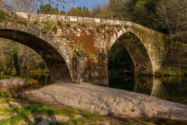 istock Ancient bridge of Vilela 2162635809