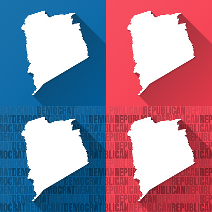 サウスカロライナ州ピケンズ郡青と赤の背景の地図 アイコンのベクターアート素材や画像を多数ご用意 アイコン, アメリカ共和党, アメリカ