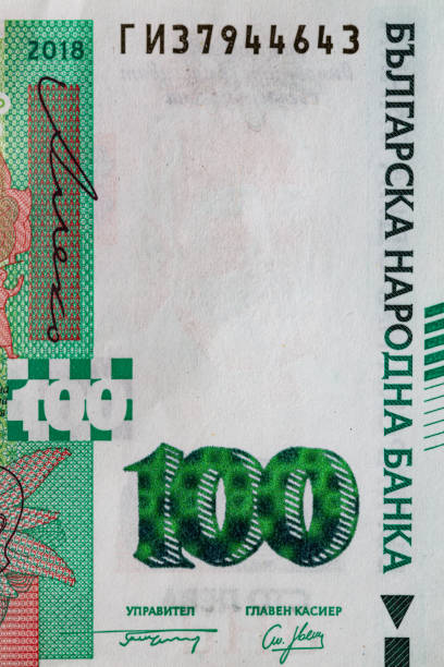istock Closeup of 100 Bulgarian lev banknote 2162646526