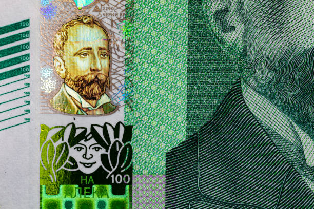istock Closeup of 100 Bulgarian lev banknote 2162646560