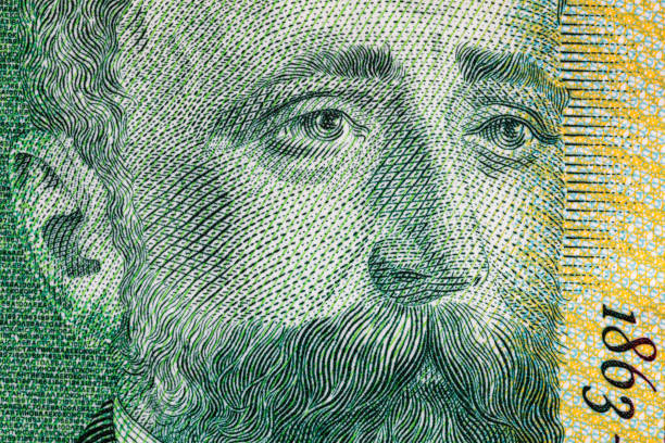 istock Closeup of 100 Bulgarian lev banknote 2162646707