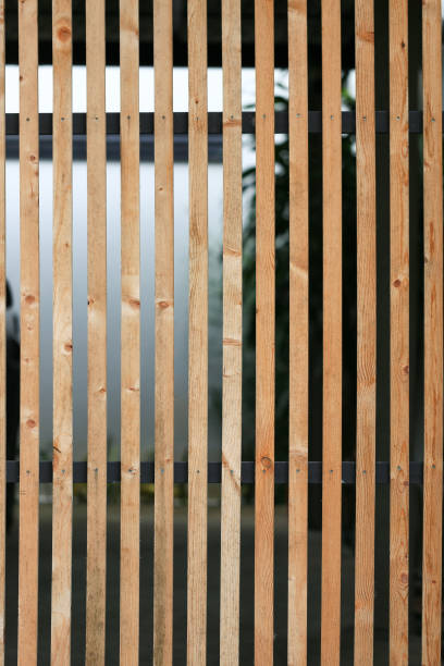 istock Wooden Slats Background with Soft Light 2162650133