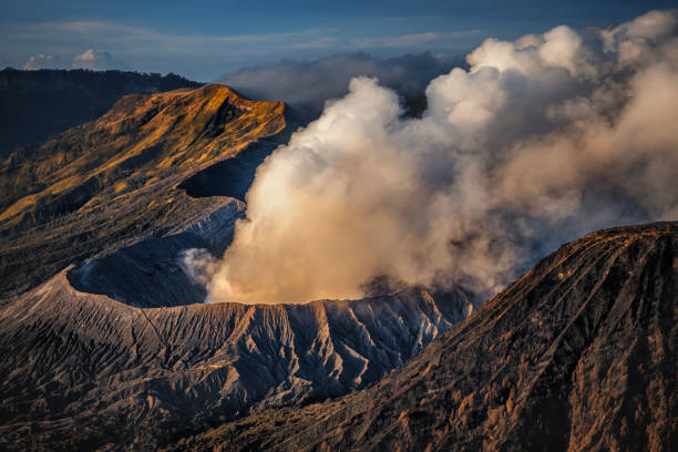 Mount Bromo volcano (Mount Bromo)in Bromo Tengger Semeru National Park, East Java, Indonesia
